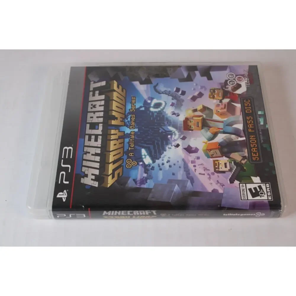 Minecraft Story Mode Season Pass Disc (PlayStation 3, 2015, PS3) Complete